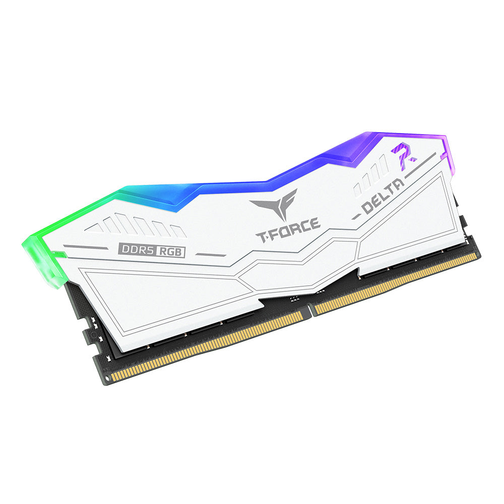TEAM GROUP T-FORCE DELTA RGB 32GB DDR5 6400MHZ KIT WHITE TEAM GROUP T-FORCE DELTA RGB 32GB DDR5 6400MHZ KIT WHITE